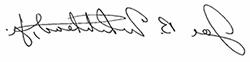 Joe Whitehead signature